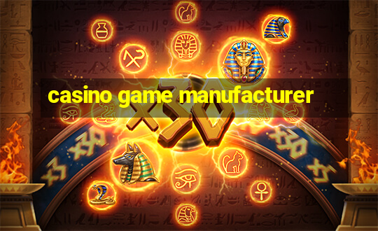 casino game manufacturer