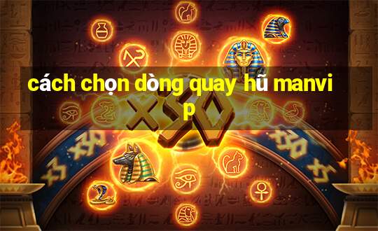 cách chọn dòng quay hũ manvip