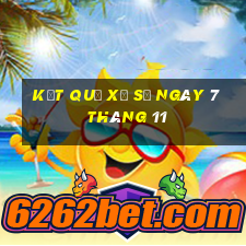 kết quả xổ số ngày 7 tháng 11