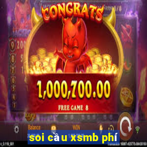 soi cầu xsmb phí