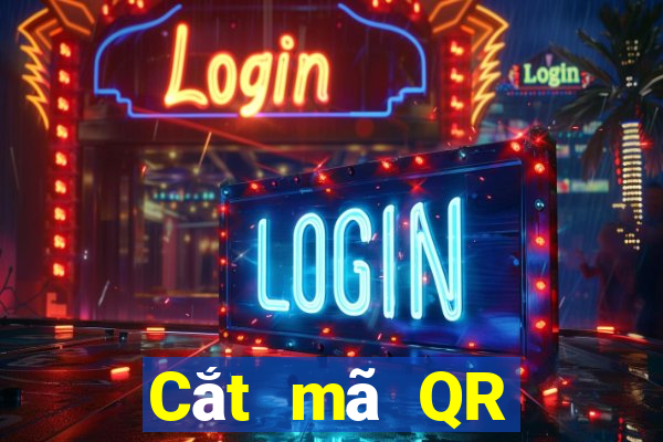 Cắt mã QR dưới sổ xổ số