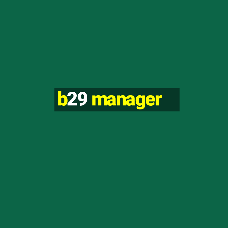 b29 manager