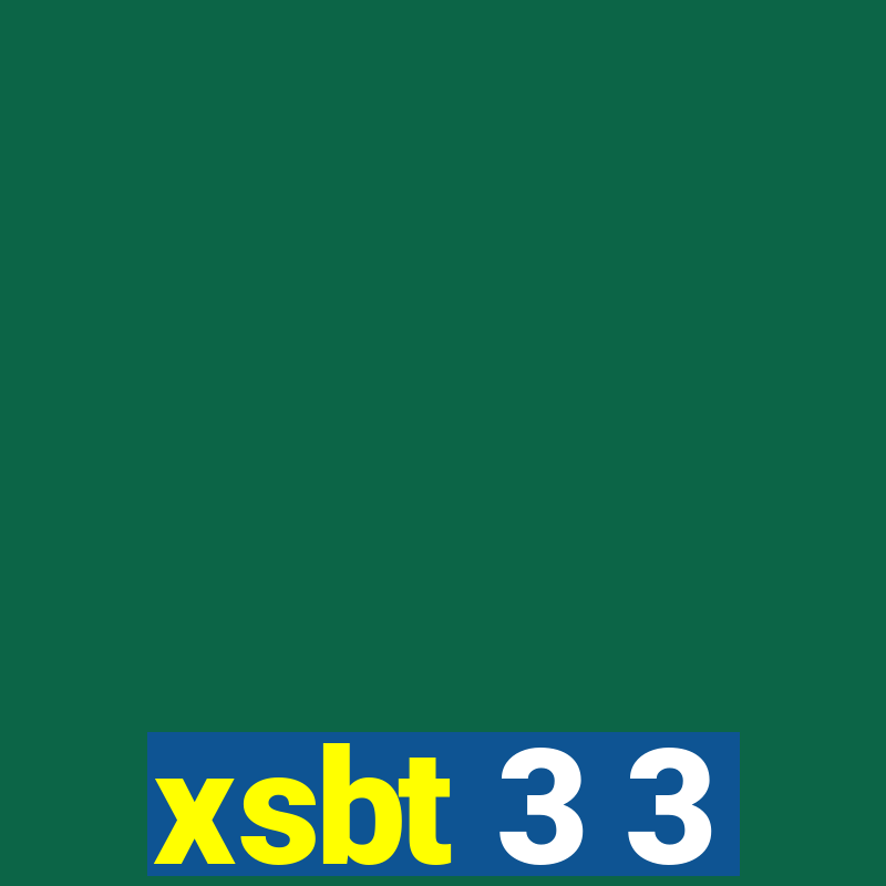 xsbt 3 3