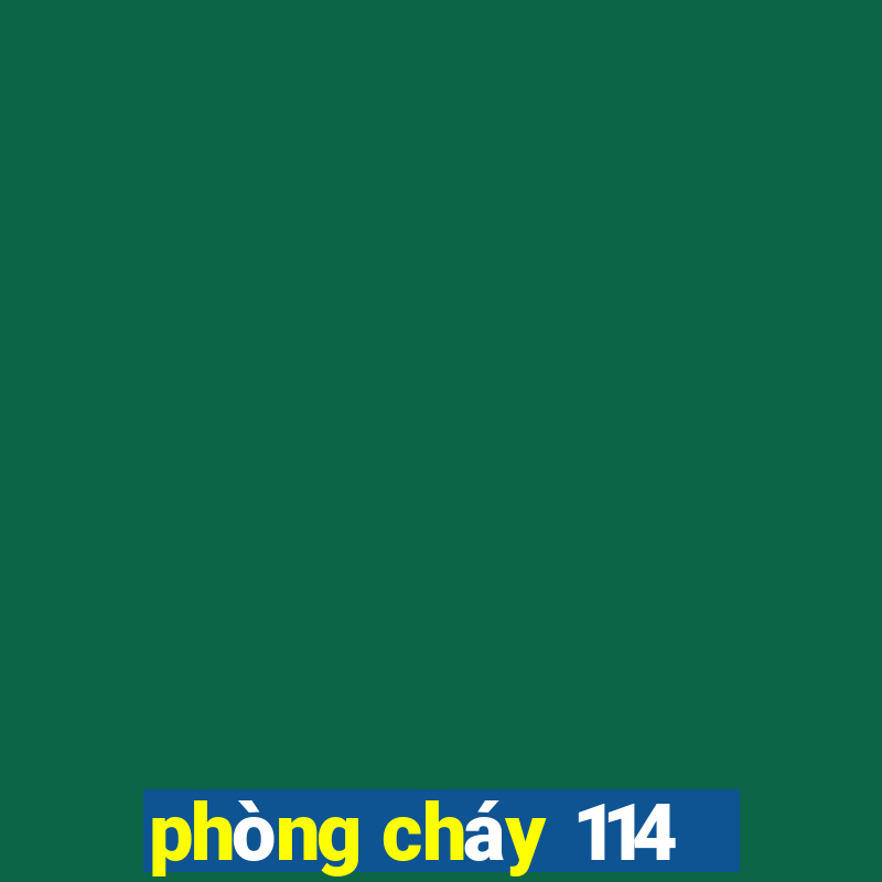 phòng cháy 114