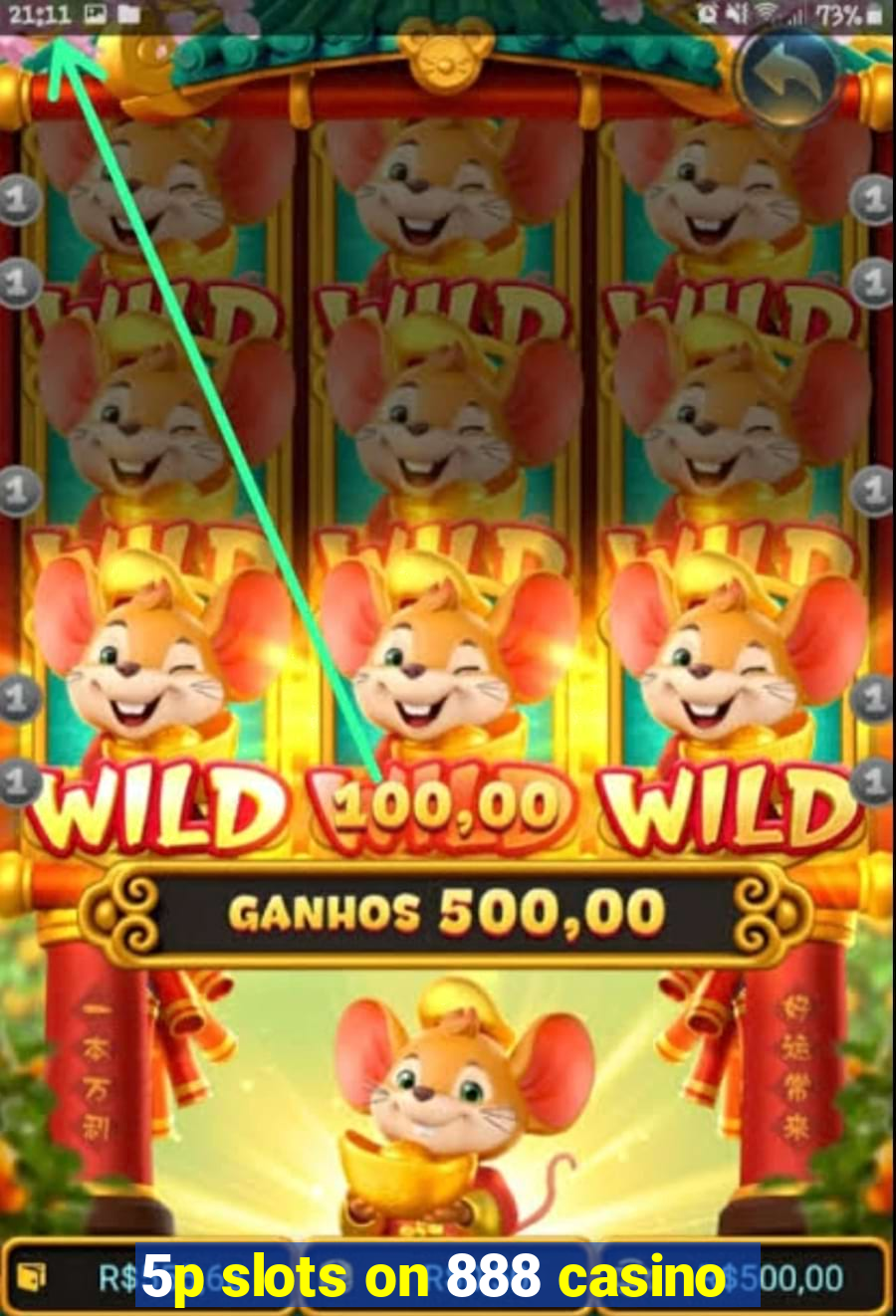 5p slots on 888 casino