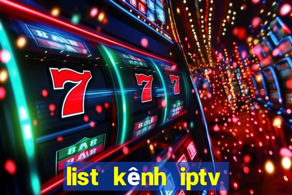 list kênh iptv mới nhất 2022