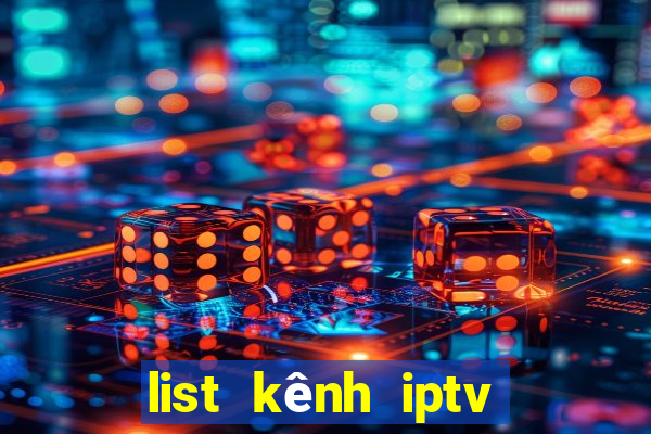 list kênh iptv mới nhất 2022