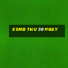 xsmb thu 30 ngay