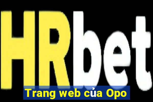 Trang web của Opo