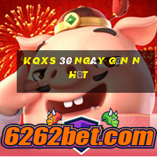 kqxs 30 ngày gần nhất