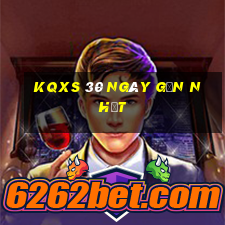 kqxs 30 ngày gần nhất