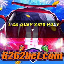 Lịch quay XSTB ngày 7