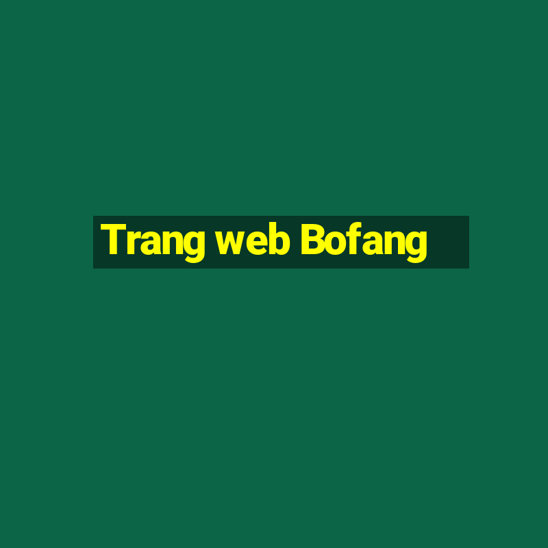 Trang web Bofang