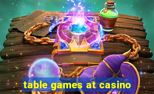 table games at casino