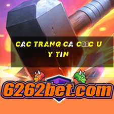 các trang cá cược uy tín