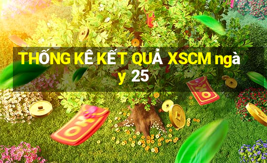 THỐNG KÊ KẾT QUẢ XSCM ngày 25