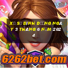 xổ số bình dương ngày 3 tháng 6 năm 2024