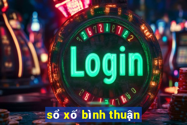 sổ xố bình thuận