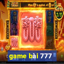 game bài 777