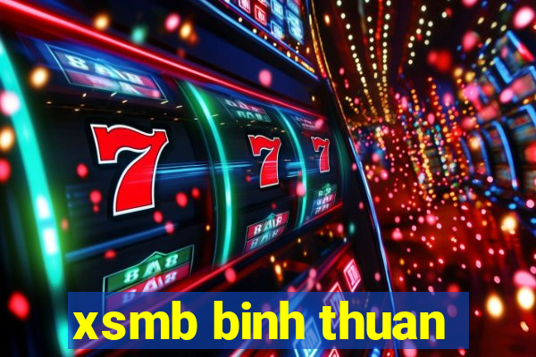 xsmb binh thuan