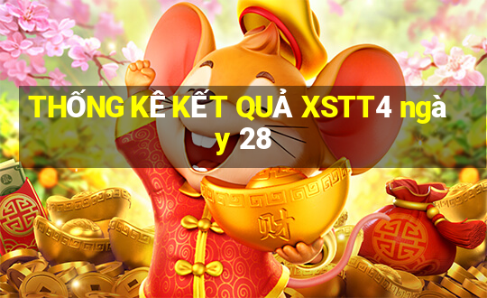 THỐNG KÊ KẾT QUẢ XSTT4 ngày 28