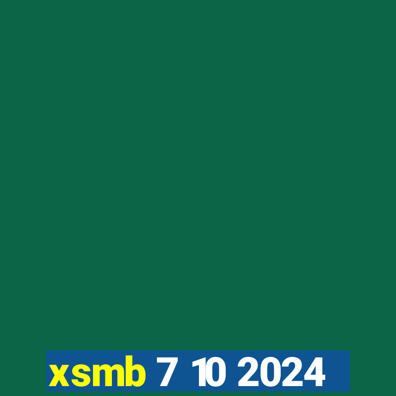 xsmb 7 10 2024