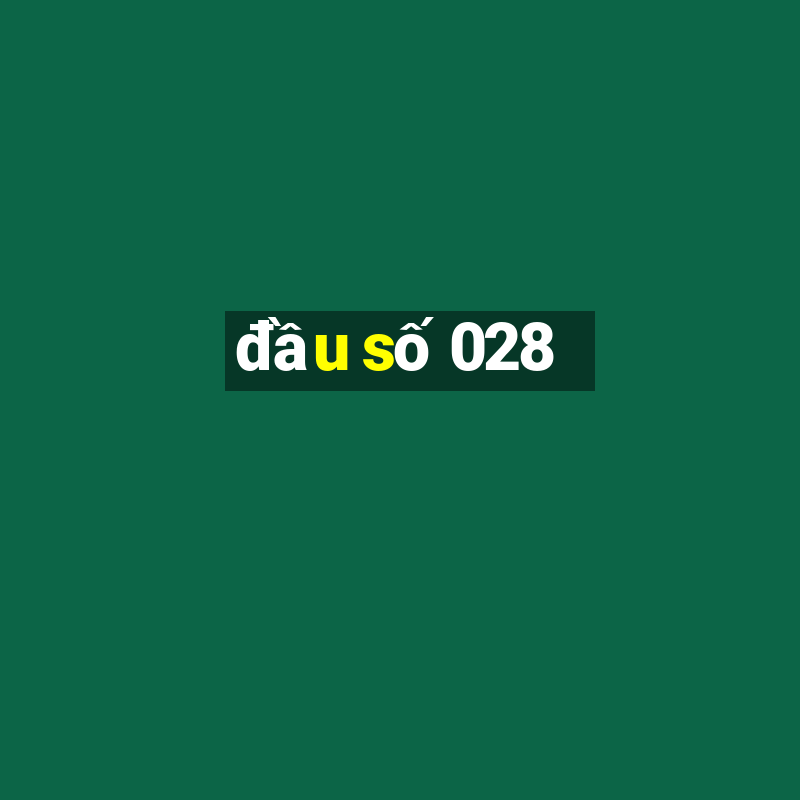 đầu số 028