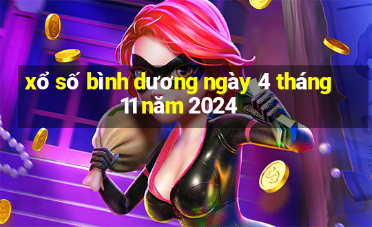 xổ số bình dương ngày 4 tháng 11 năm 2024