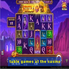 table games at the casino