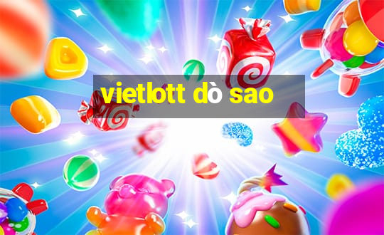 vietlott dò sao