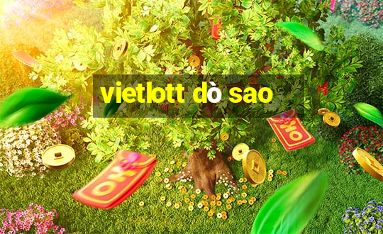 vietlott dò sao