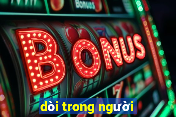 dòi trong người