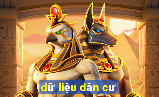 dữ liệu dân cư