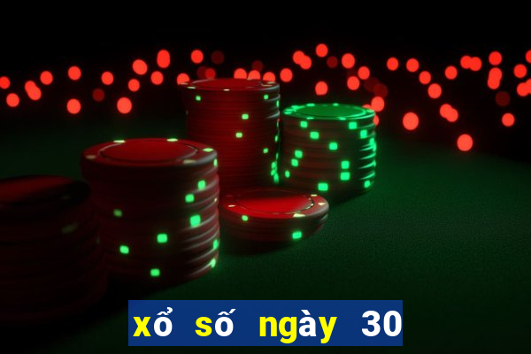 xổ số ngày 30 tháng 11