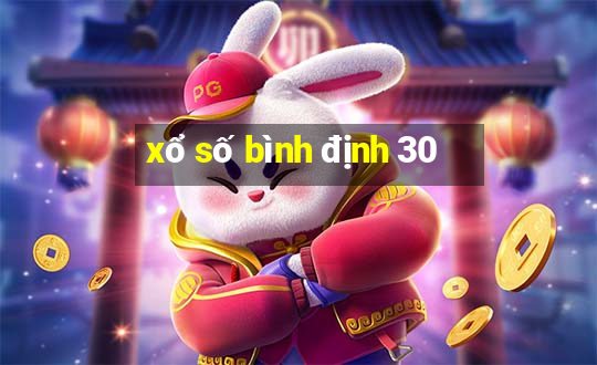 xổ số bình định 30