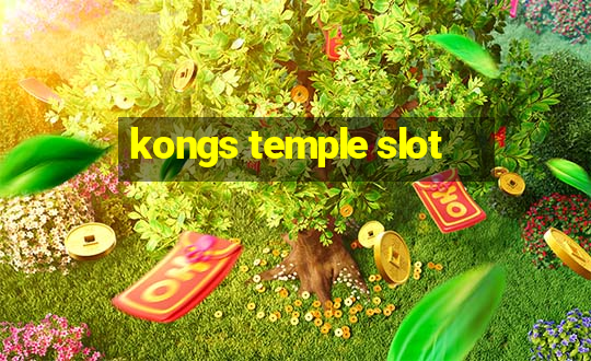 kongs temple slot