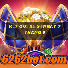 kết quả xổ số ngày 7 tháng 9