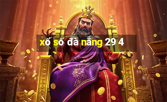 xổ số đà nẵng 29 4