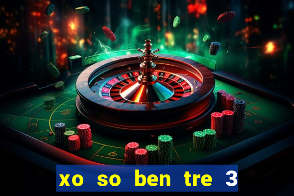 xo so ben tre 3 1 2024