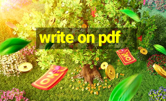 write on pdf