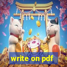 write on pdf