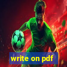 write on pdf