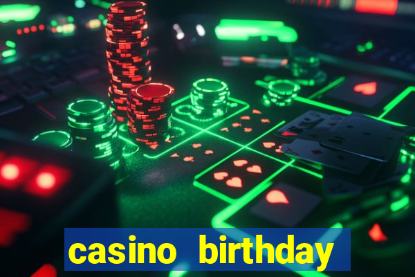 casino birthday party theme