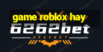 game roblox hay