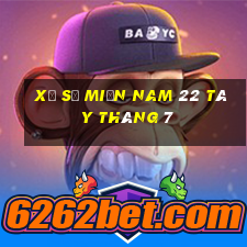 xổ số miền nam 22 tây tháng 7