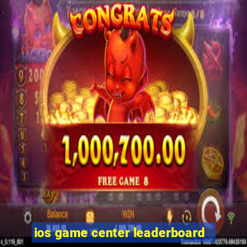 ios game center leaderboard