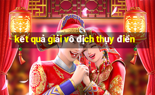 kết quả giải vô địch thụy điển