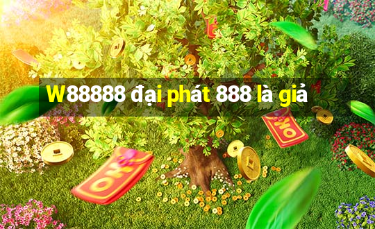 W88888 đại phát 888 là giả