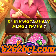 xổ số vũng tàu ngày mùng 2 tháng 7