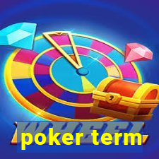 poker term